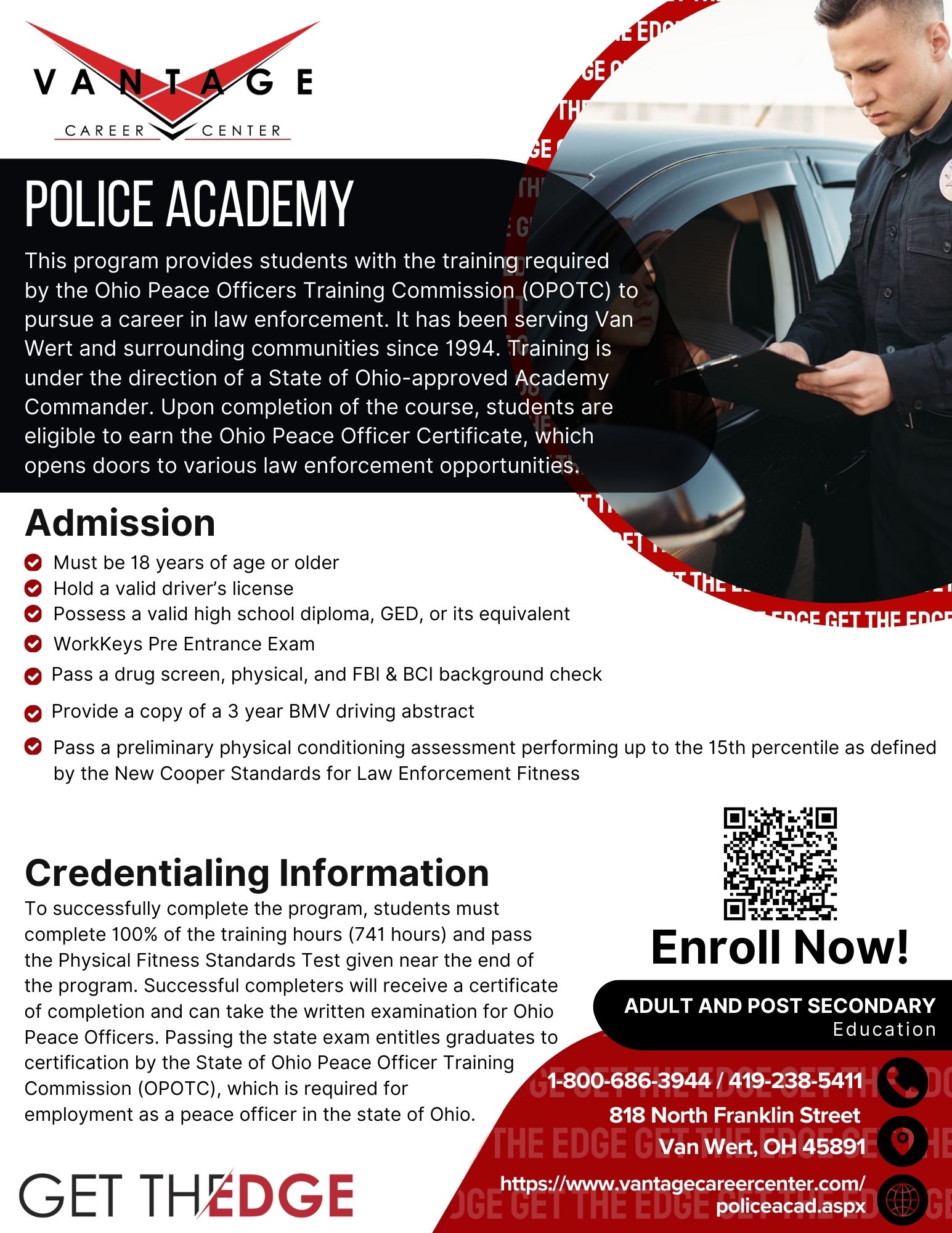 Police Academy Flyer